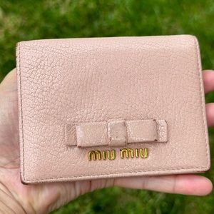 Authentic Vintage Miu Miu Bifold Wallet